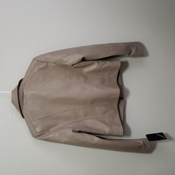 Nwt Collectionb New York, Moto Jacket, Color Mink, Size M - Picture 7 of 12